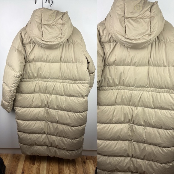 lululemon athletica Cream Puffer Coat - Picture 3 of 12